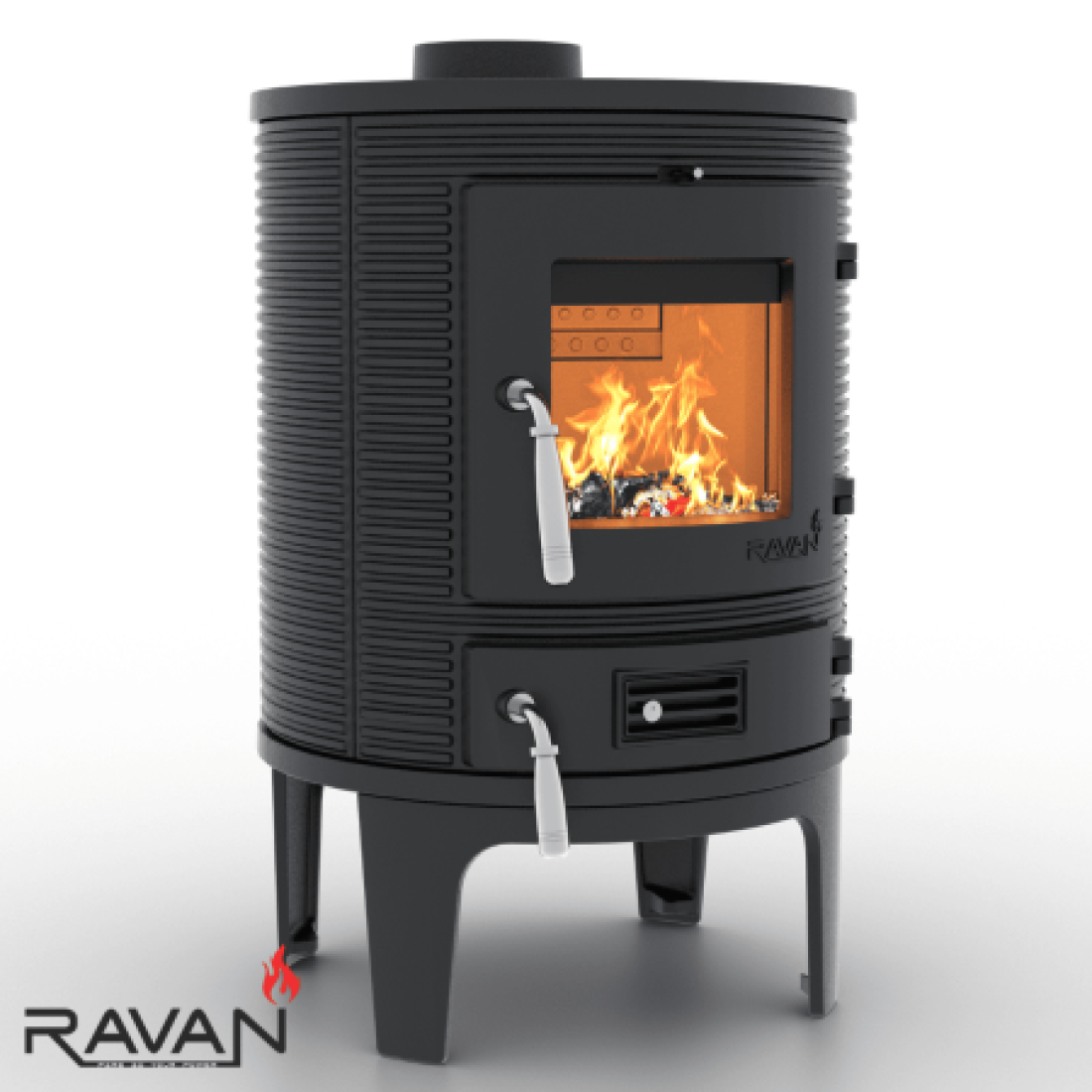 Чугунная печь Ravan Monaco 7 кВт